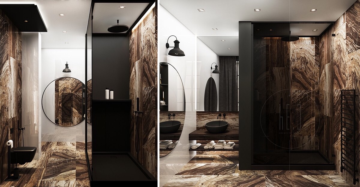 红+黄+绿 三色构造优雅复古家居 | he.D group-27