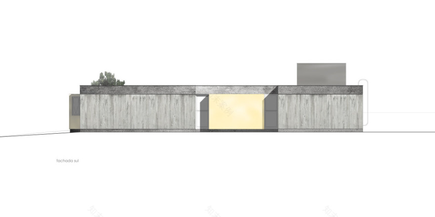 巴西简约住宅设计,展现混凝土与光影之美-41