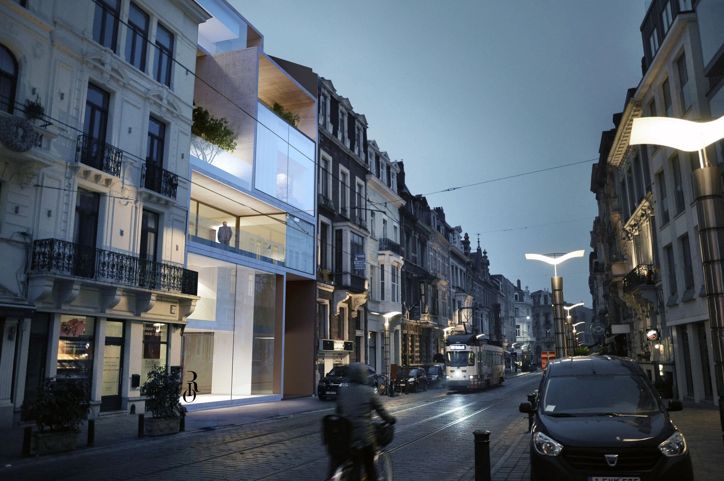 比利时黄金比例建筑——融入历史的奢华公寓与商店-15