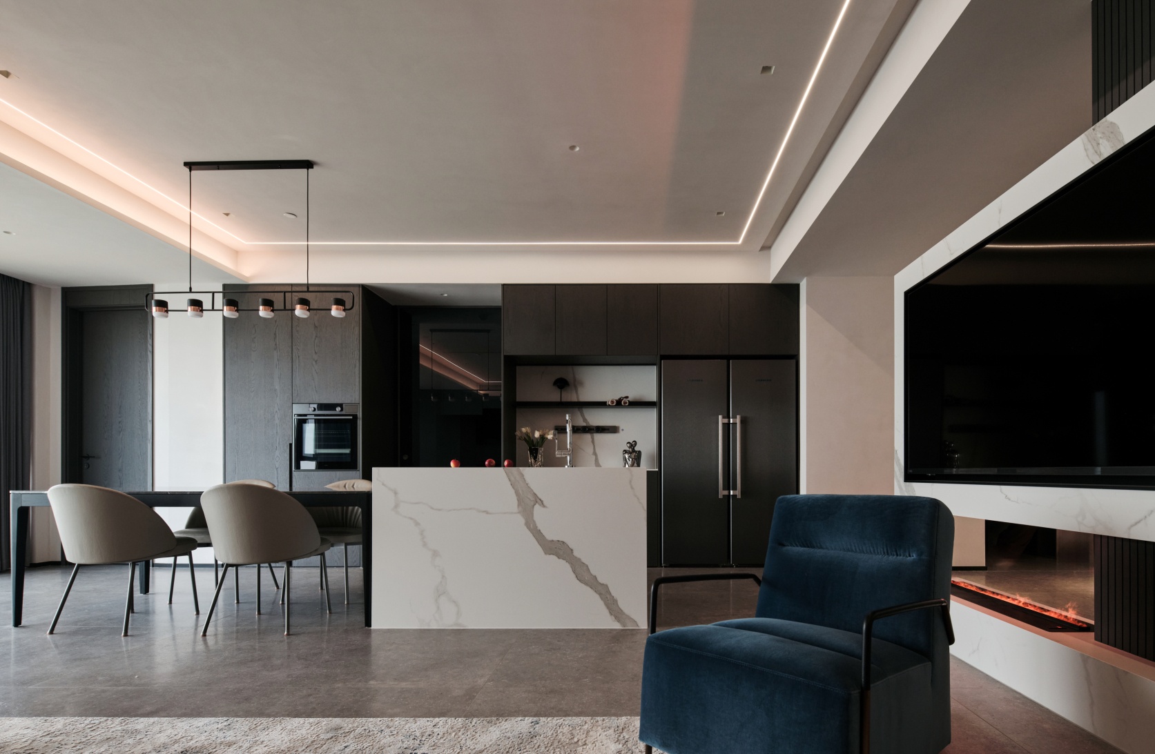 高级灰湖景房丨中国苏州丨晓安设计-20