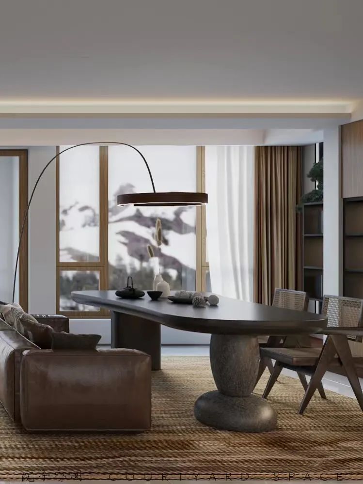 南山国际社区轻复古法式风设计案例丨院子空间设计工作室-18