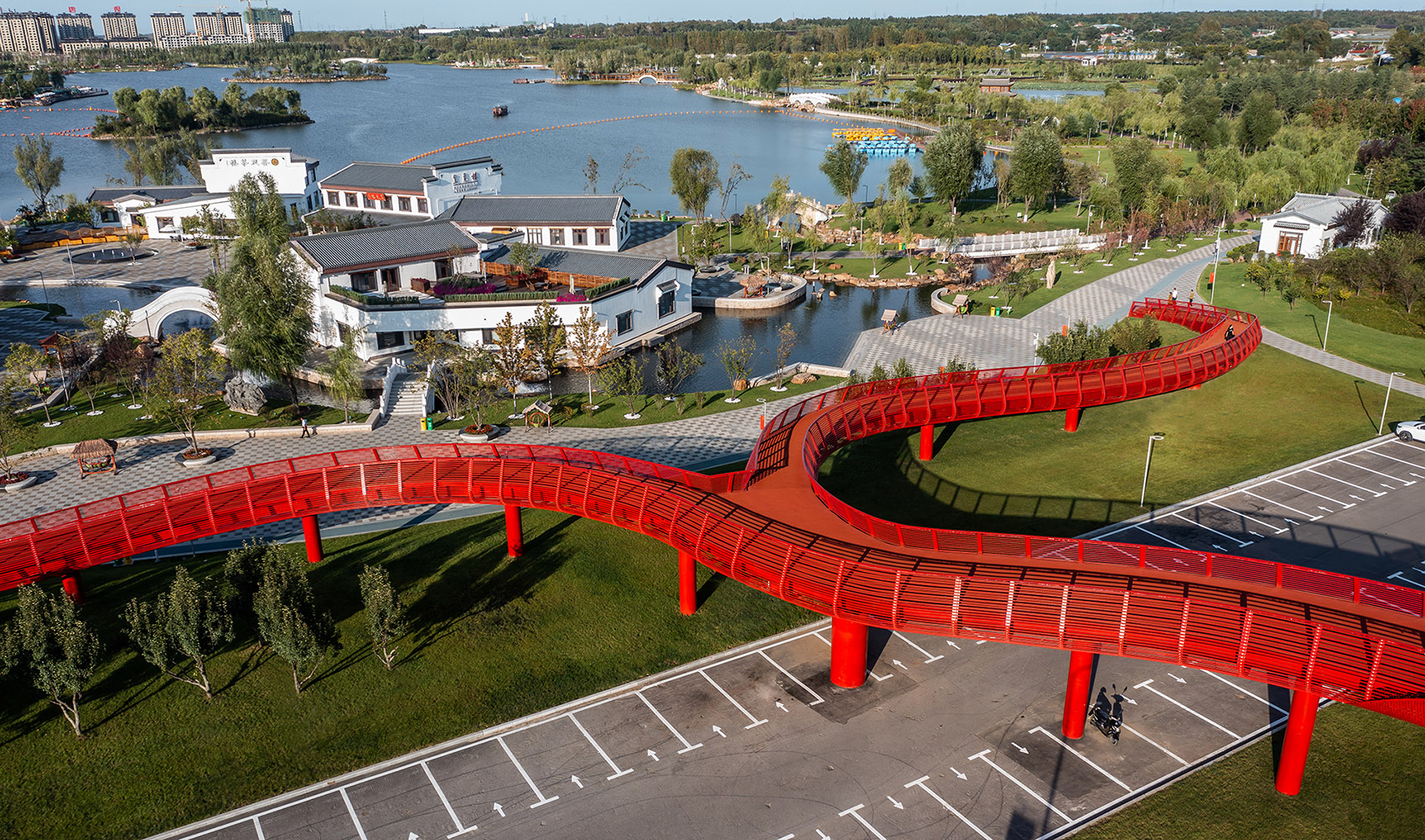 梅河口浪漫花海公园丨中国吉林丨麦田景观-79