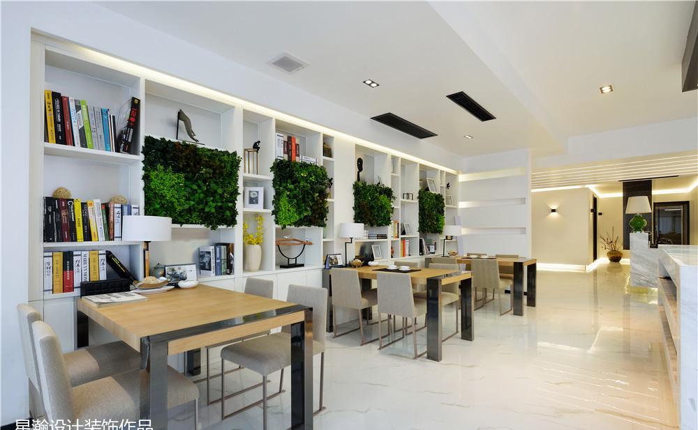 星瀚公司前台会客厅设计-14