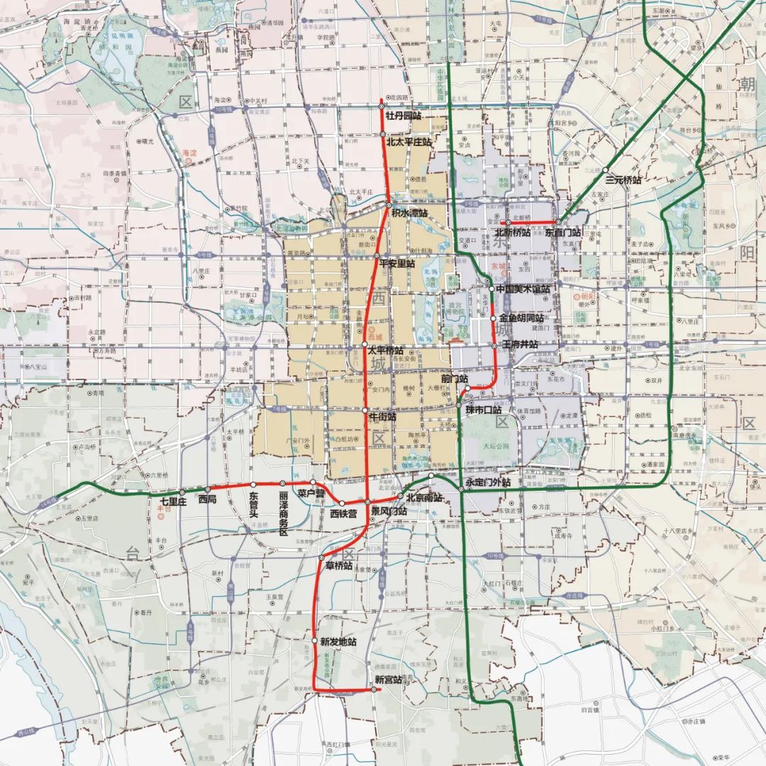 北京地铁新线设计丨中国北京丨华通-3