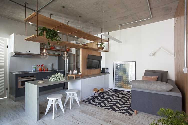 带隔断的公寓丨巴西圣保罗丨Casa100 Arquitetura-8