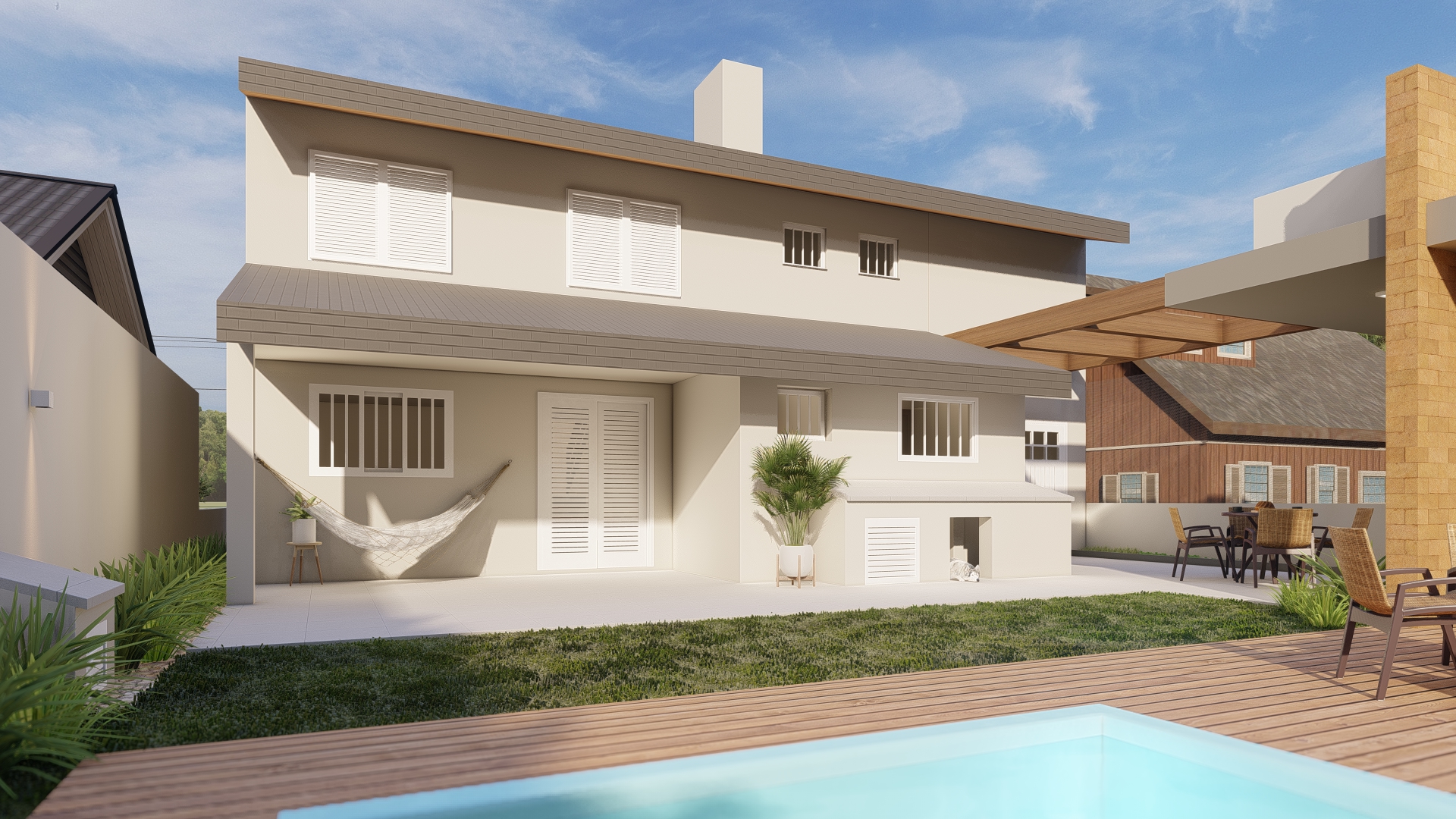 QUIOSQUE E PISCINA TC-0