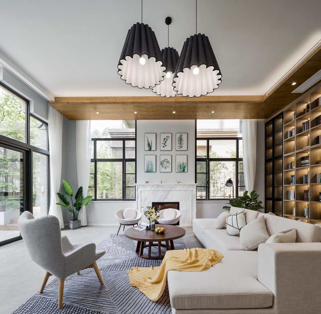 北欧风格别墅设计 | 原木之芯,自然人文的和谐统一-0