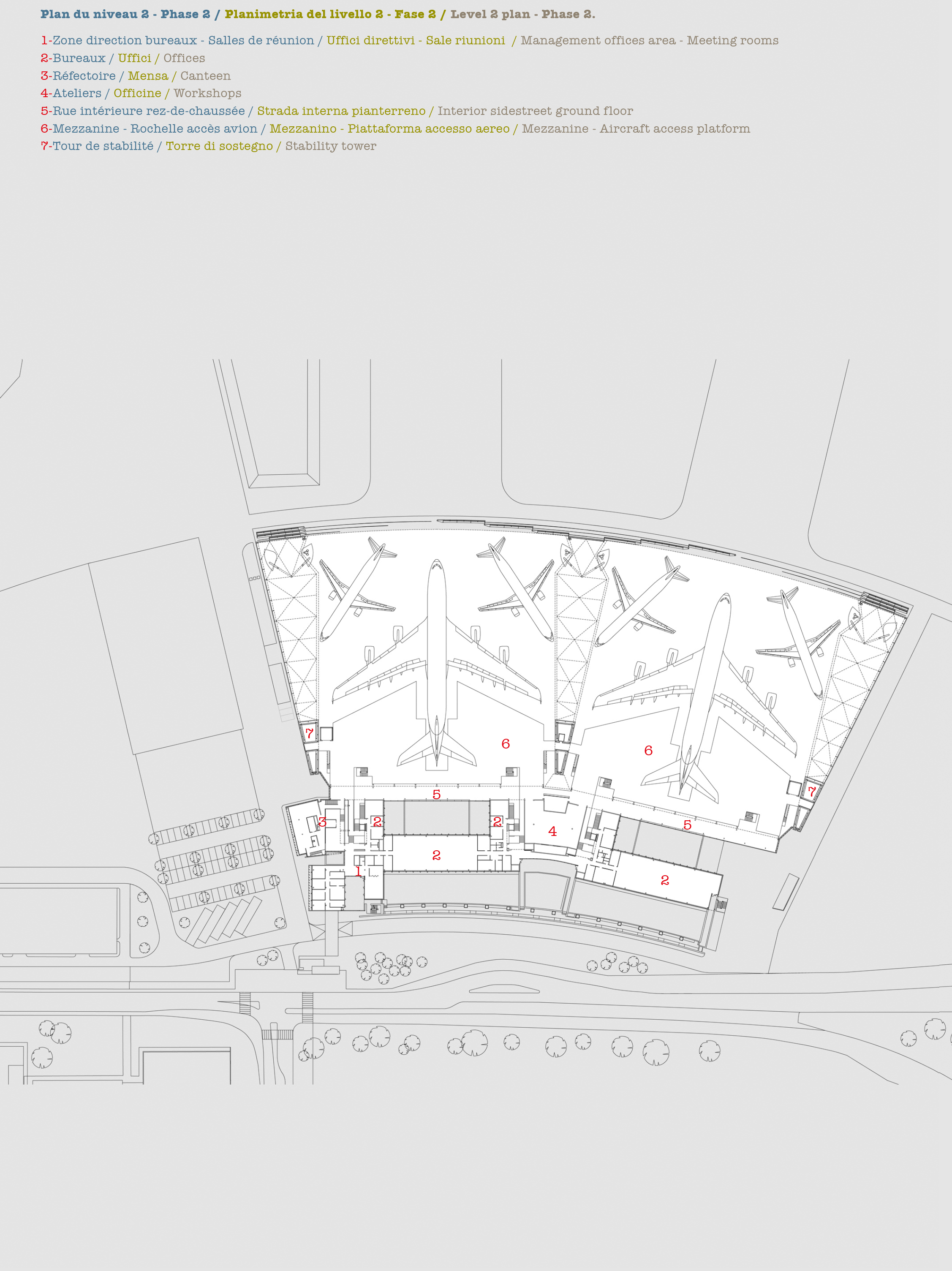 Airbus A380 maintenance facility — Ateliers 2/3/4/-38