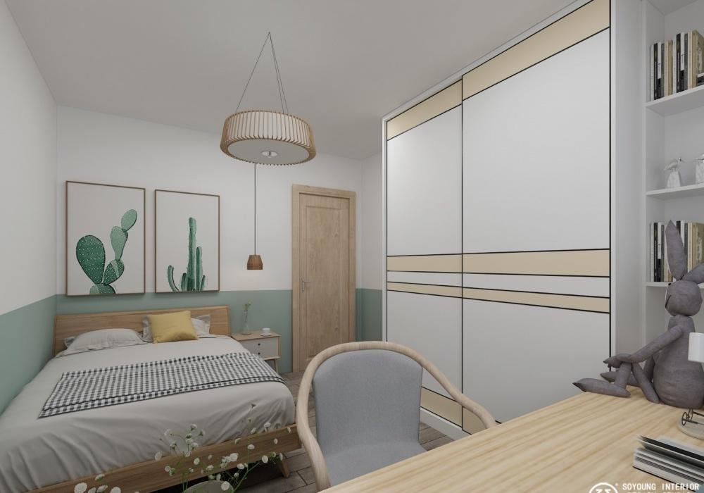 北欧现代原木家居,温馨舒适生活空间-14