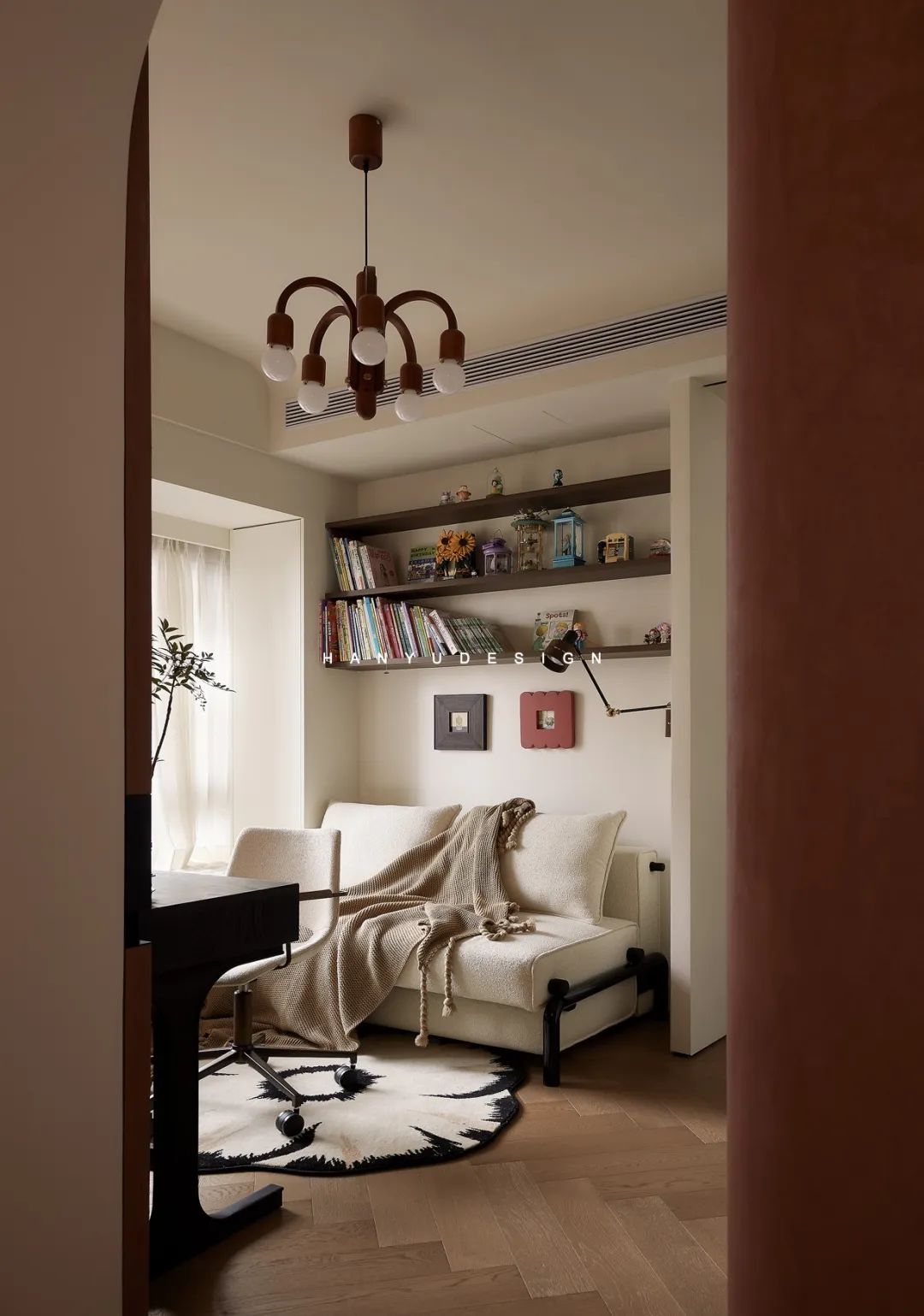 不要客厅,要“复古咖啡馆”！82㎡藏着家庭社交密码丨中国深圳丨深圳涵瑜室内设计-22