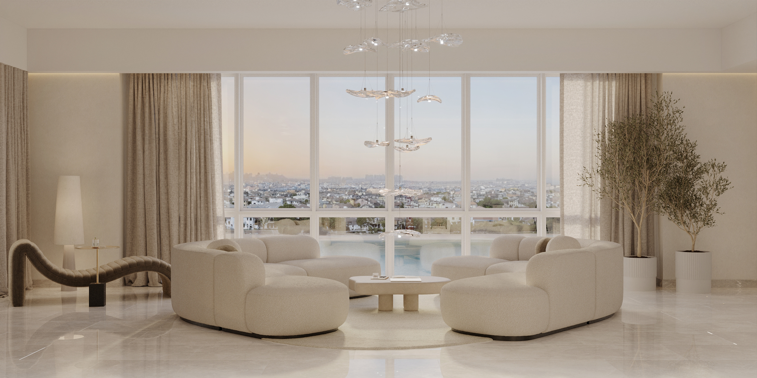 Living Area - Palm Jumeirah-2