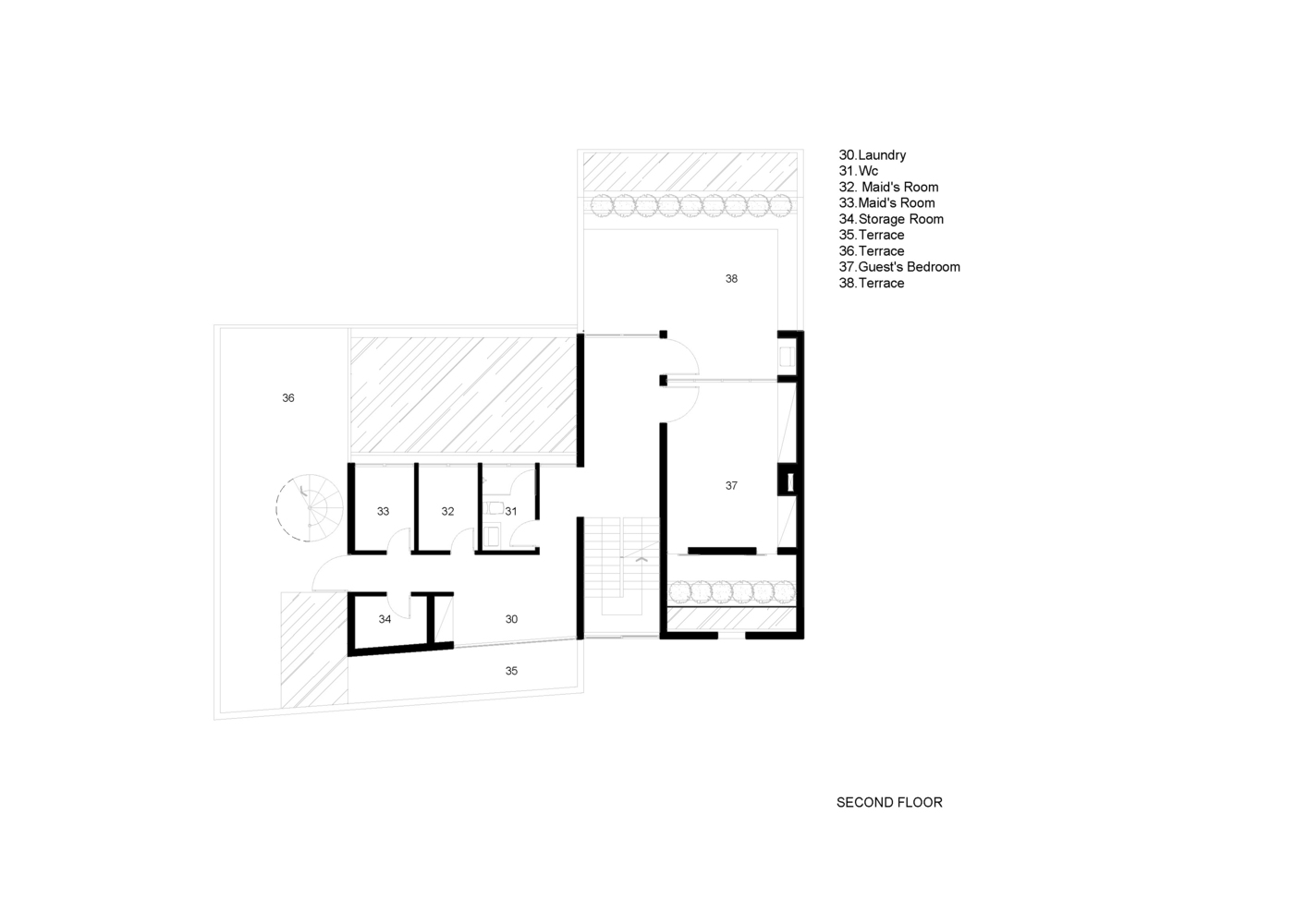 越南封闭式自然住宅-59