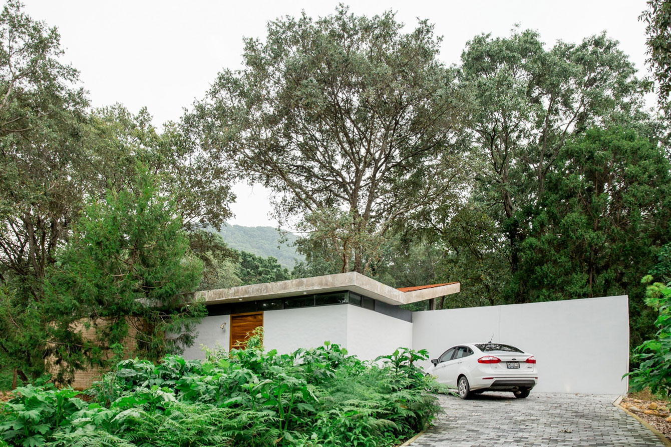 墨西哥森林中的现代住宅设计-5