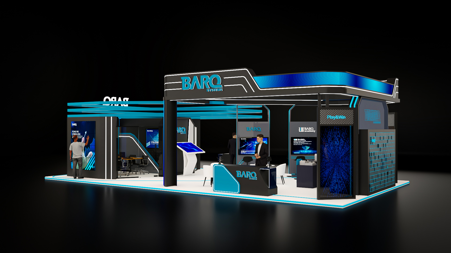 巴尔克展位设计（人工智能万物）丨Maram Mamdouh-5