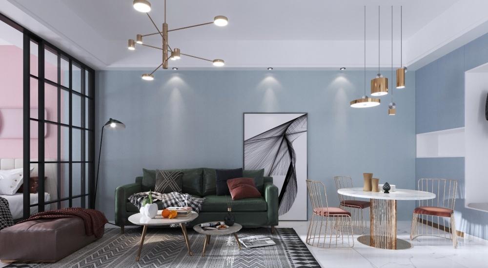 糖果色北欧风,打造清新梦幻家居空间-0