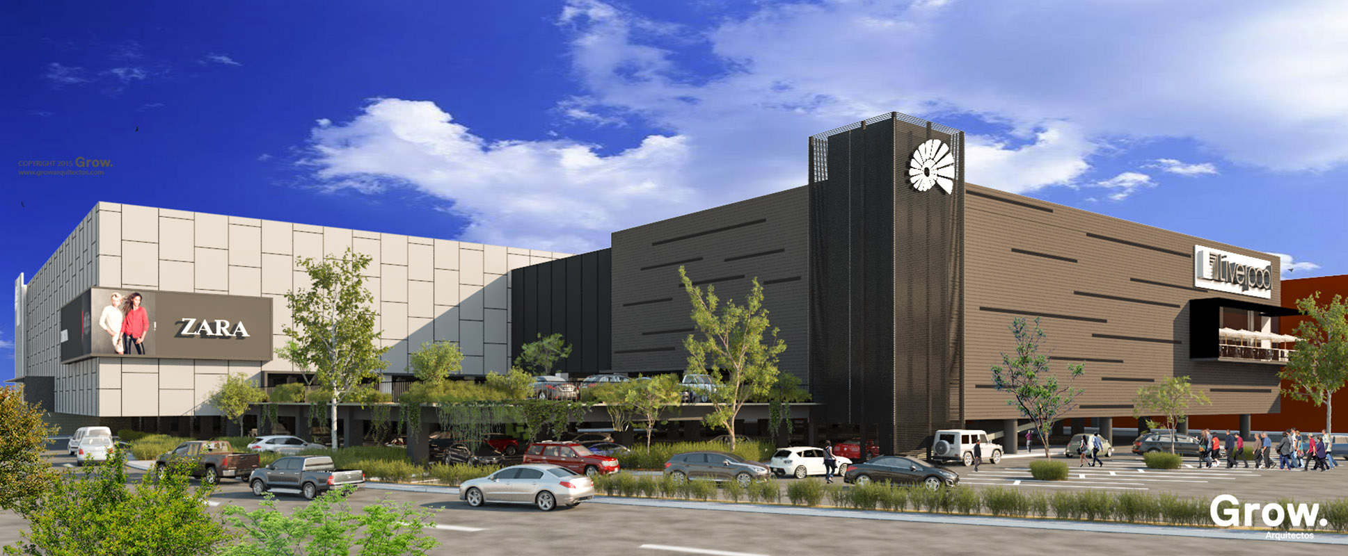 墨西哥美洲商业中心扩建项目-0