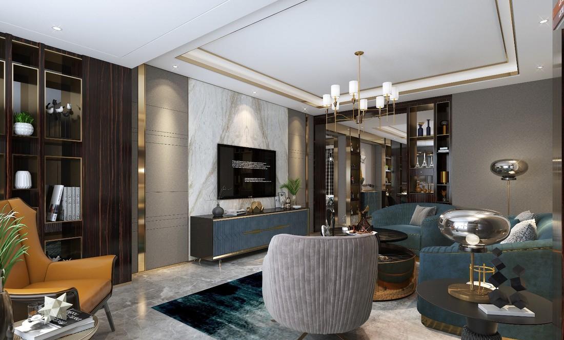 轻奢餐厅设计展现现代风格魅力-0