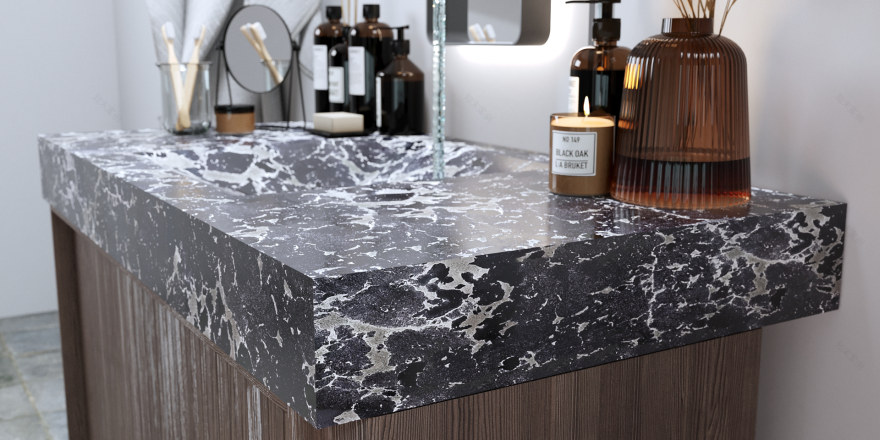 Sink countertop technology marble项目-4