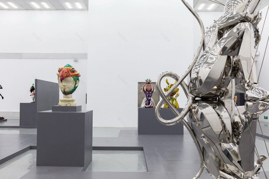 北京“变相—王国建艺术展”展览设计丨燕尾设计室-7