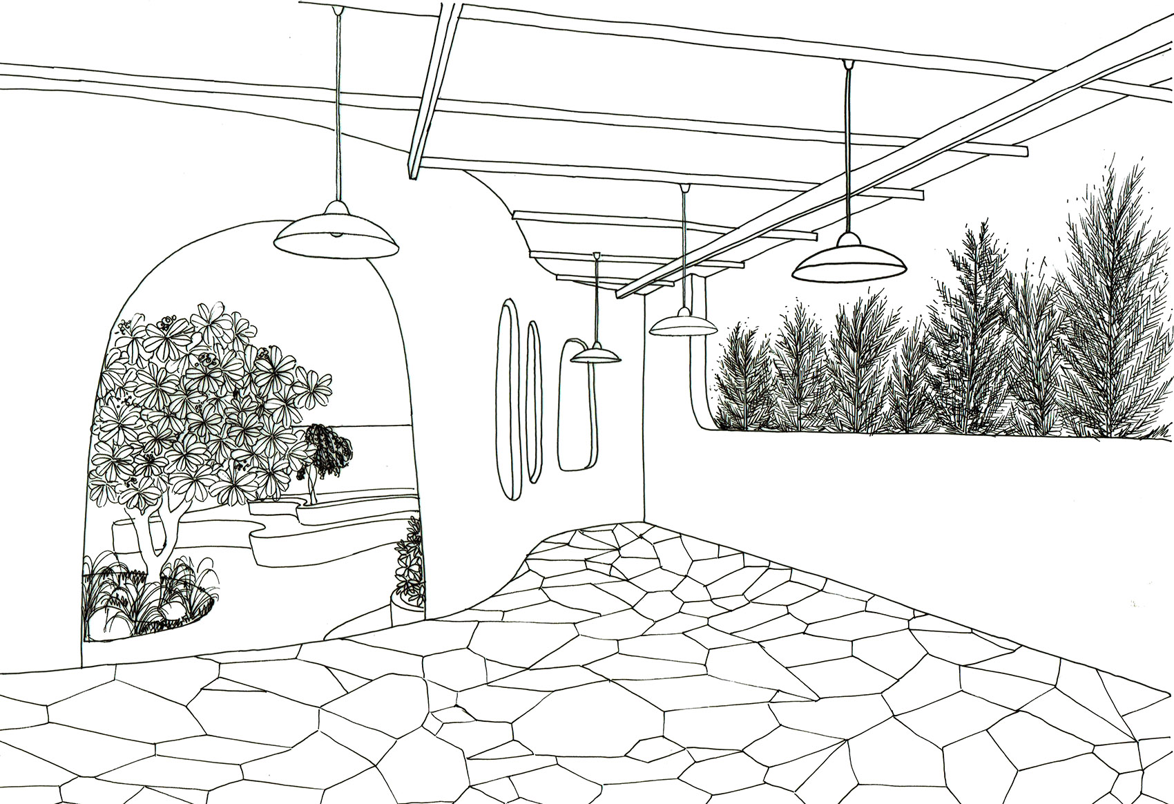 Think of it!餐厅，印度 / Studio Lagom-63