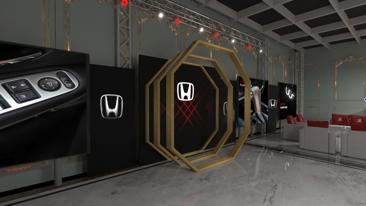 Honda Media Wall & Photobooth Creative Model-4