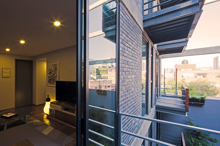 Barrank Building 墨西哥城南部公寓设计-49