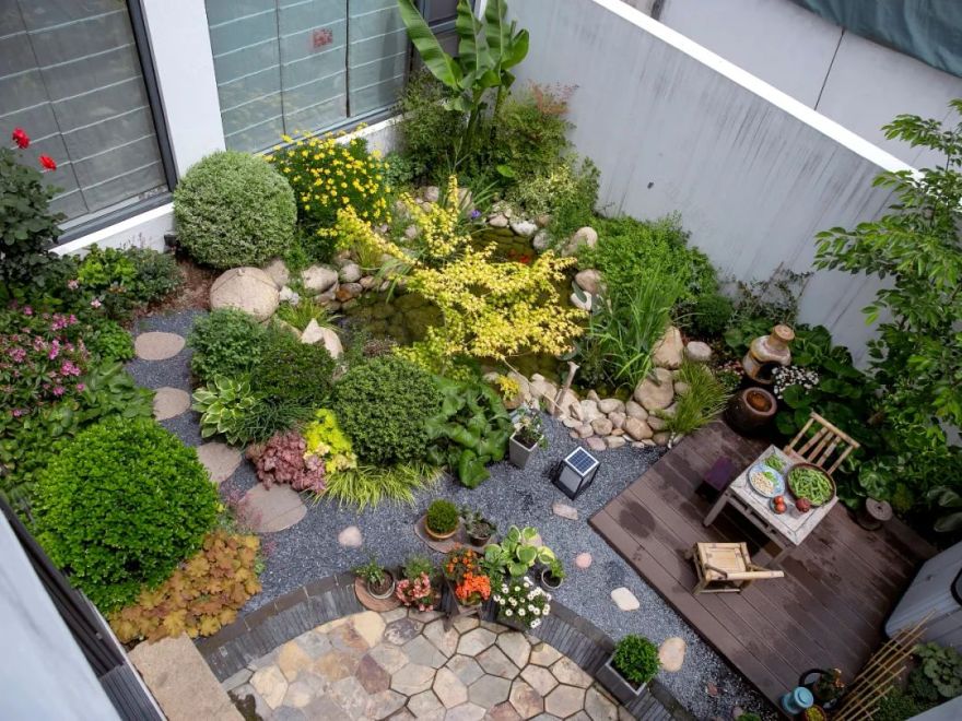 诗意小院设计丨禾景装饰工程有限公司-65