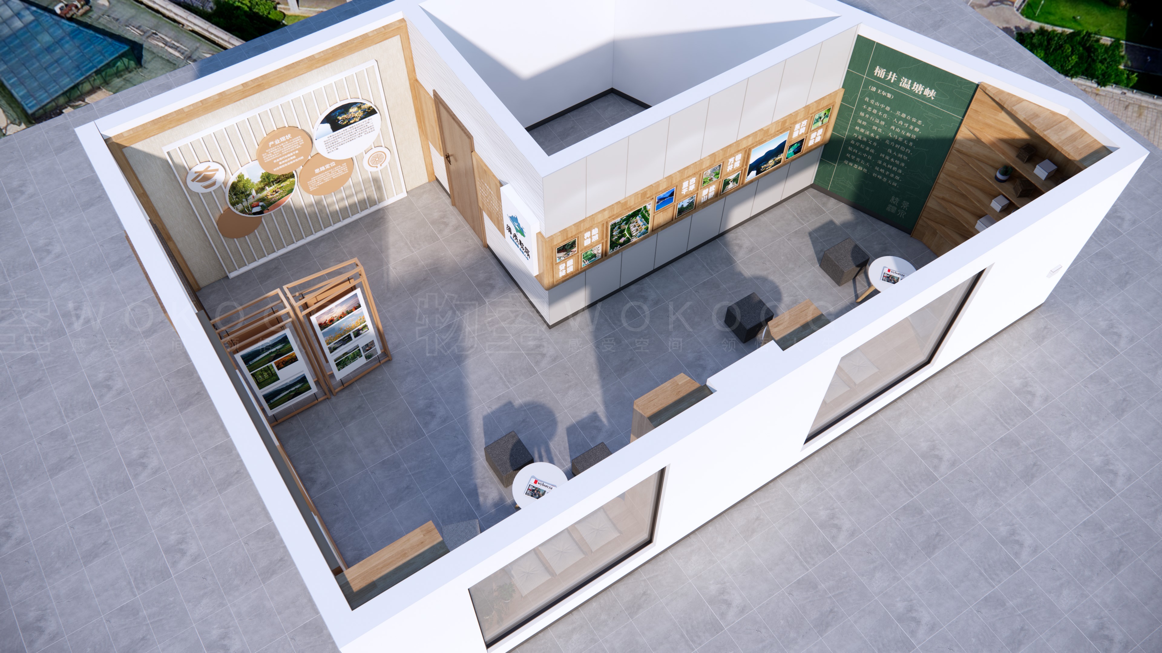 社区活动中心 / 小型休闲+阅读+展示空间-9