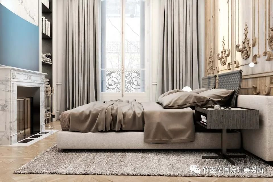优雅轻奢的私宅设计丨竹墨空间设计事务所-26