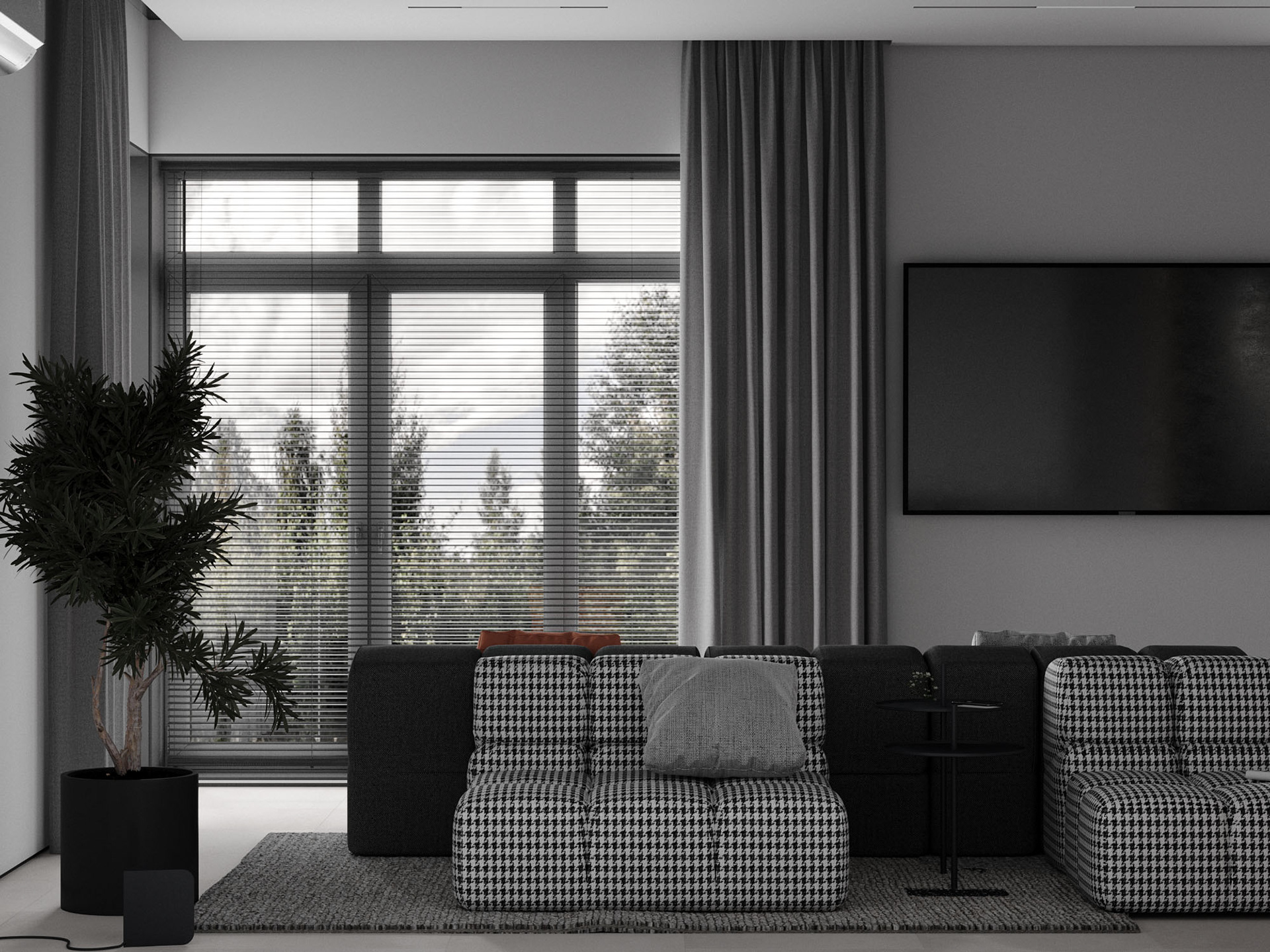 深色系公寓设计 既稳重又有设计感-3