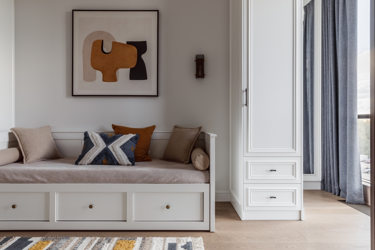 莫斯科郊外带露台的年轻家庭公寓设计丨俄罗斯莫斯科丨设计师安娜·马克西莫娃-28