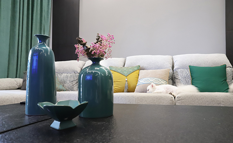 深圳东岭100㎡中式混搭绿意空间-29