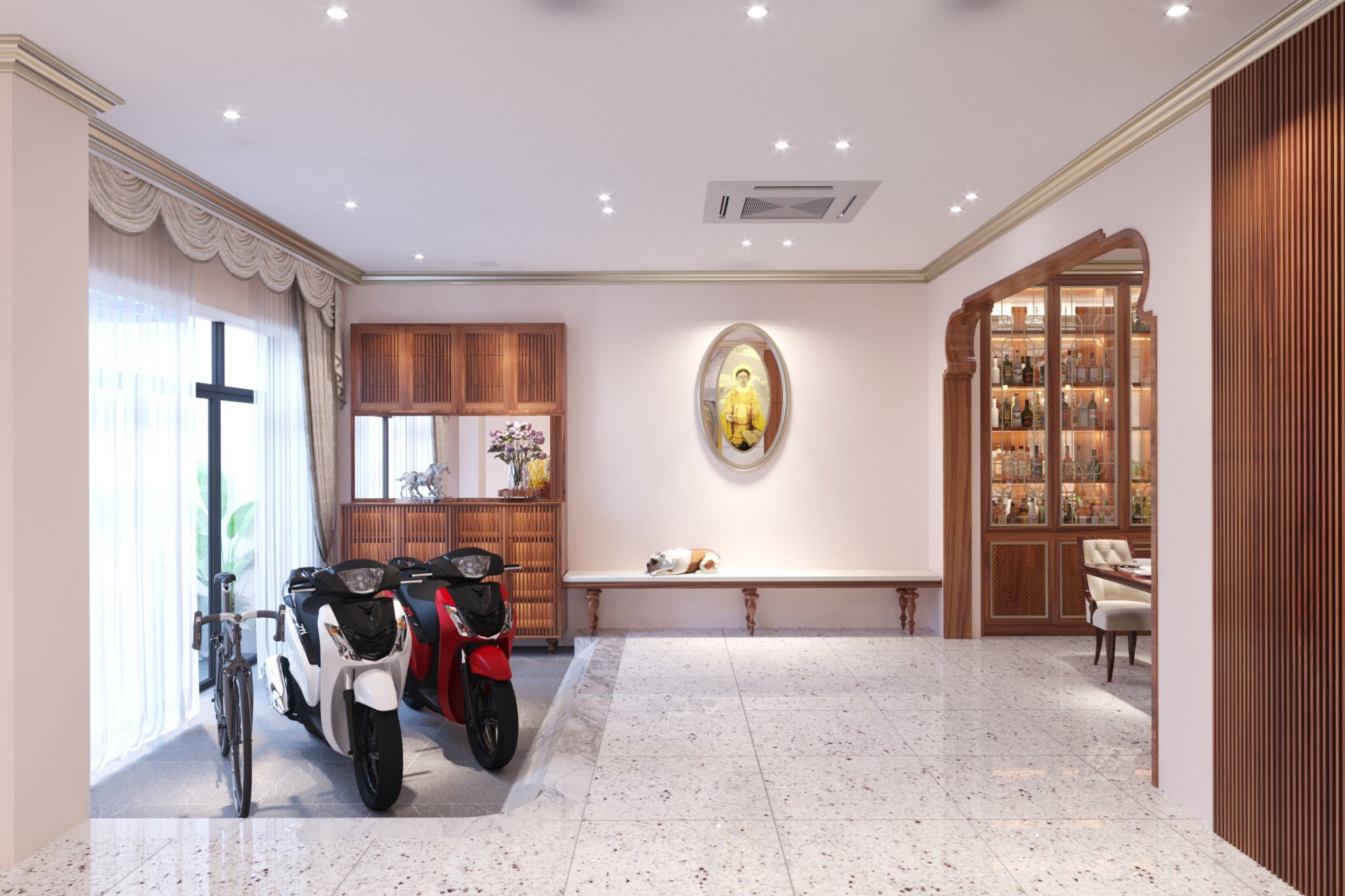 Full inteiror design of a town house in Sai Gon Vietnam-14