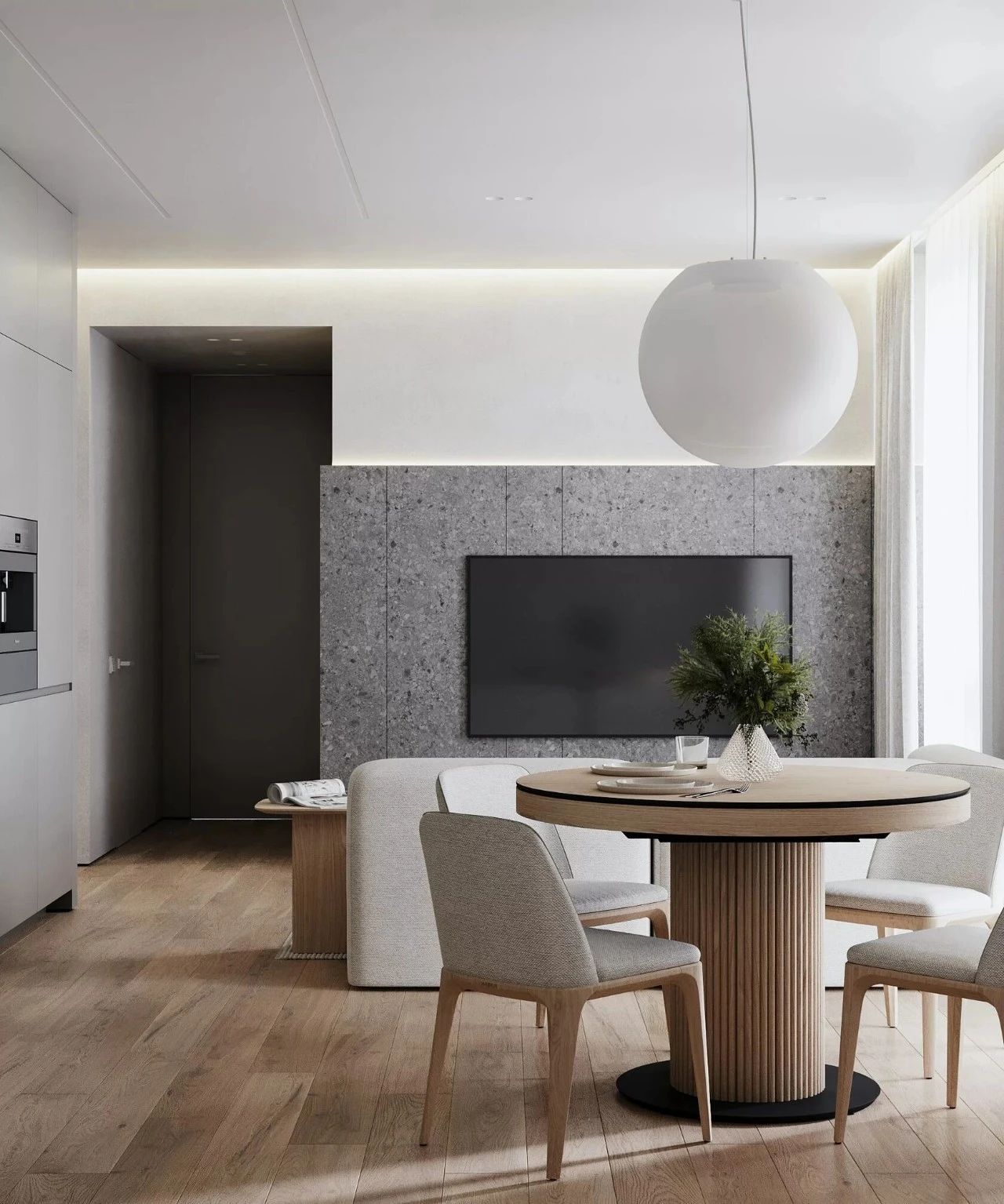 95㎡现代优雅公寓-9