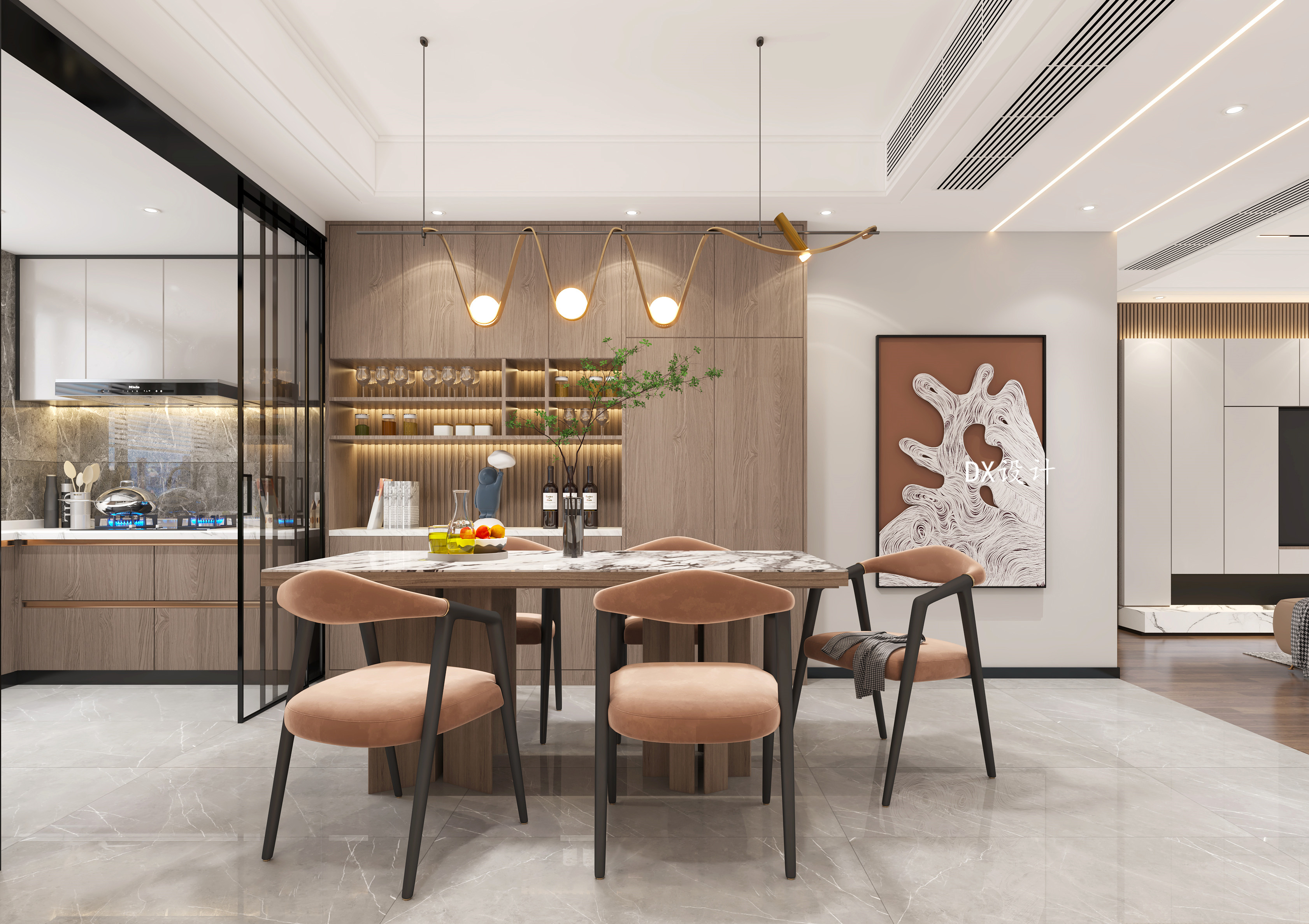 现代轻奢平层设计-6