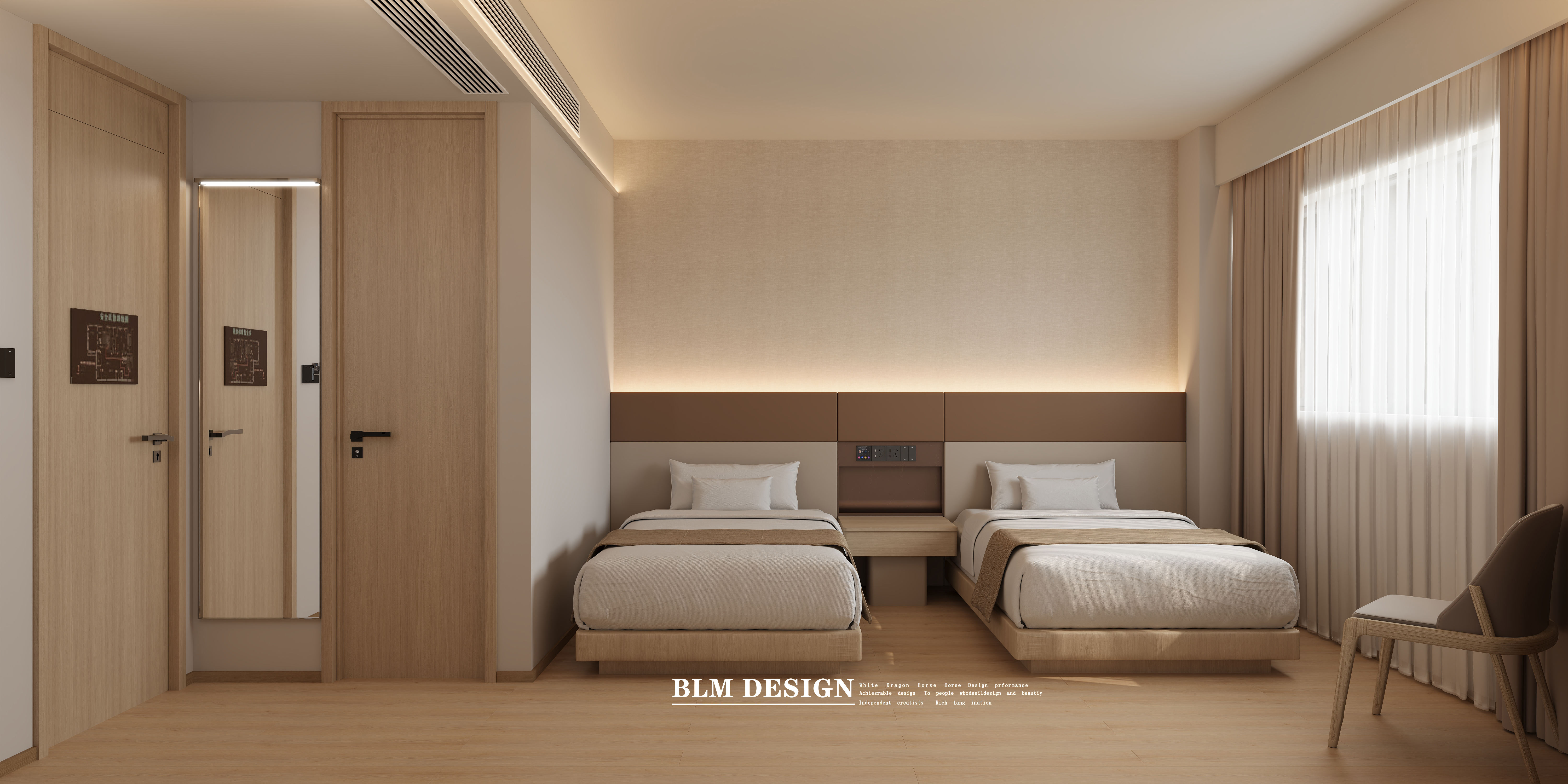 酒店  白龙马效果图设计制作-8