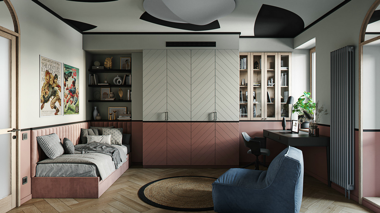 莫斯科 156㎡公寓设计丨俄罗斯莫斯科-19