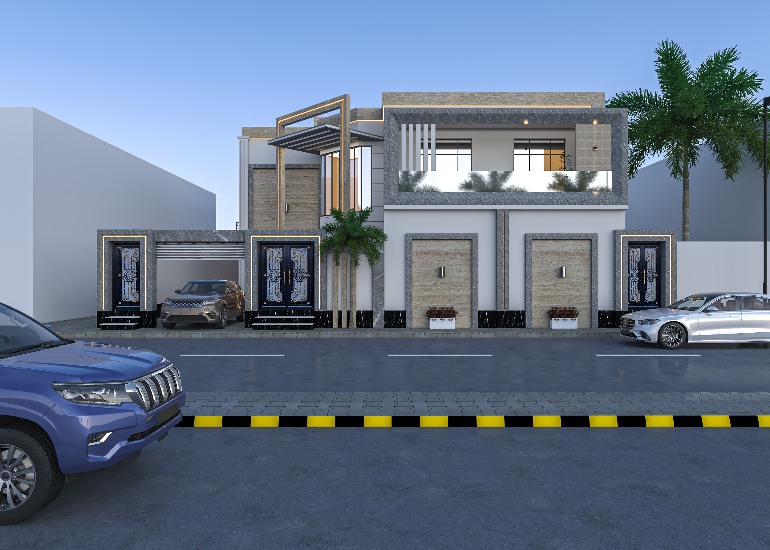 Modern Home 现代外观设计丨沙特阿拉伯纳季兰丨Muhammed Sheraz-4