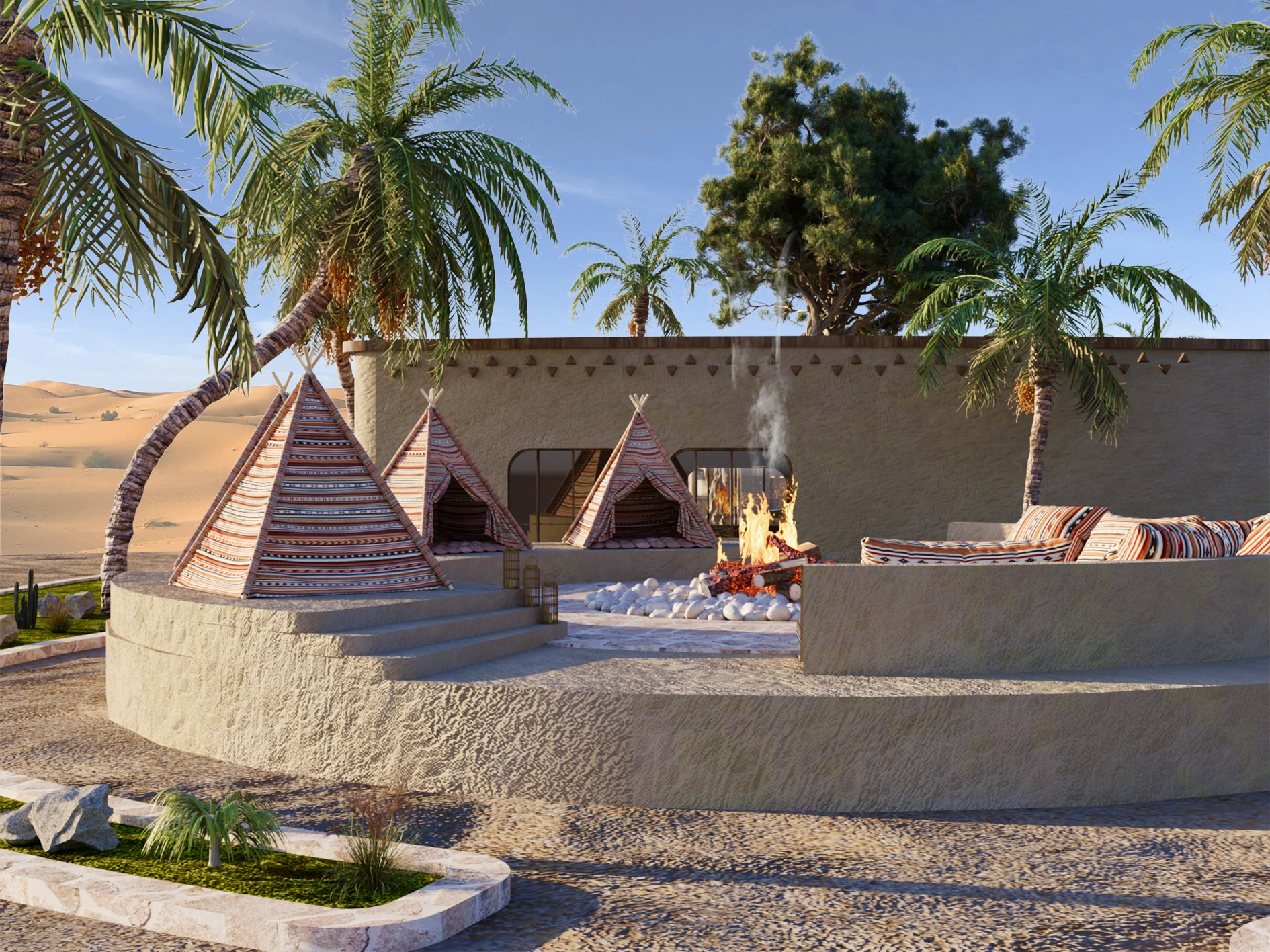 度假民宿丨埃及丨赫尔万大学美术学院-26