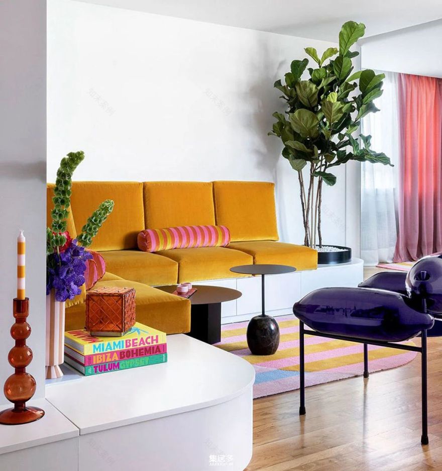 马德里标志性建筑中色彩缤纷的公寓设计-0