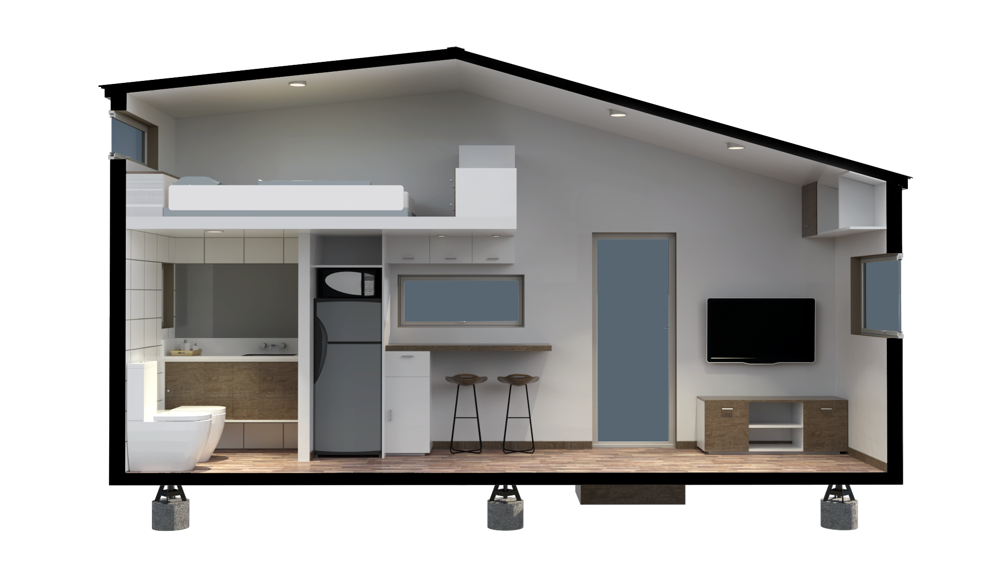 崎岖地形用小房子丨阿根廷内乌肯丨Nicolas Cocco,Cristian Chilano-10