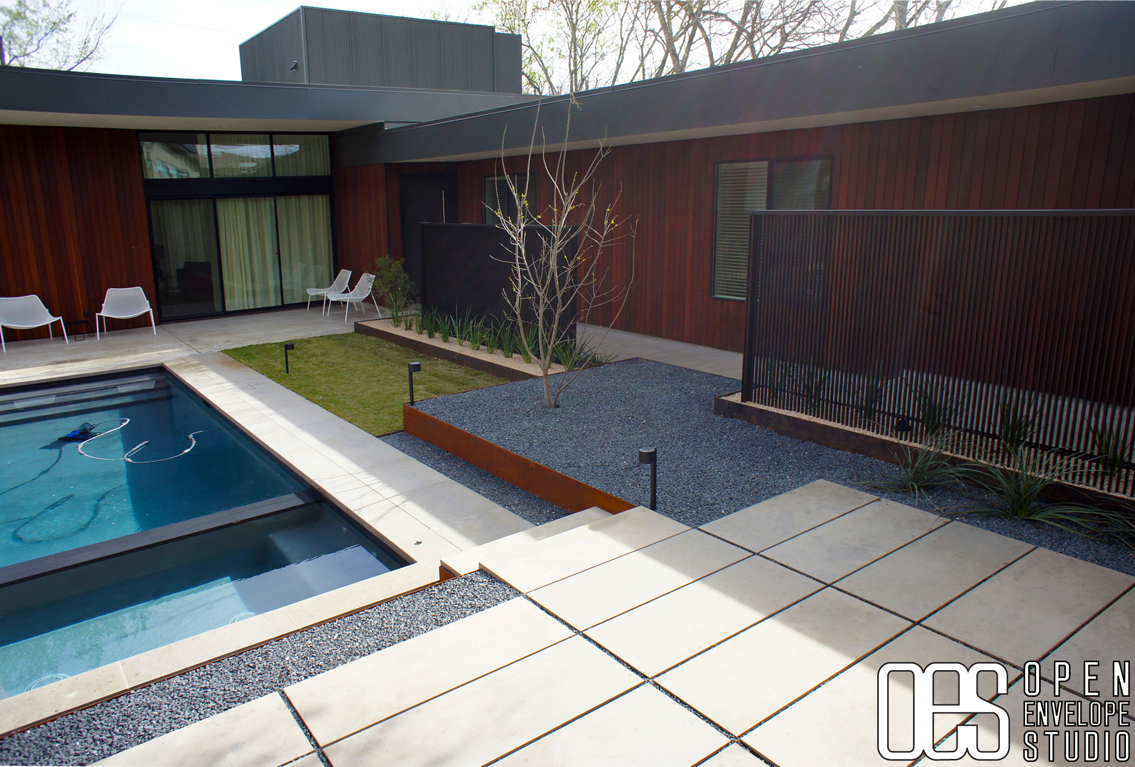 阿贝纳特住宅 | 现代简约的庭院景观设计-12