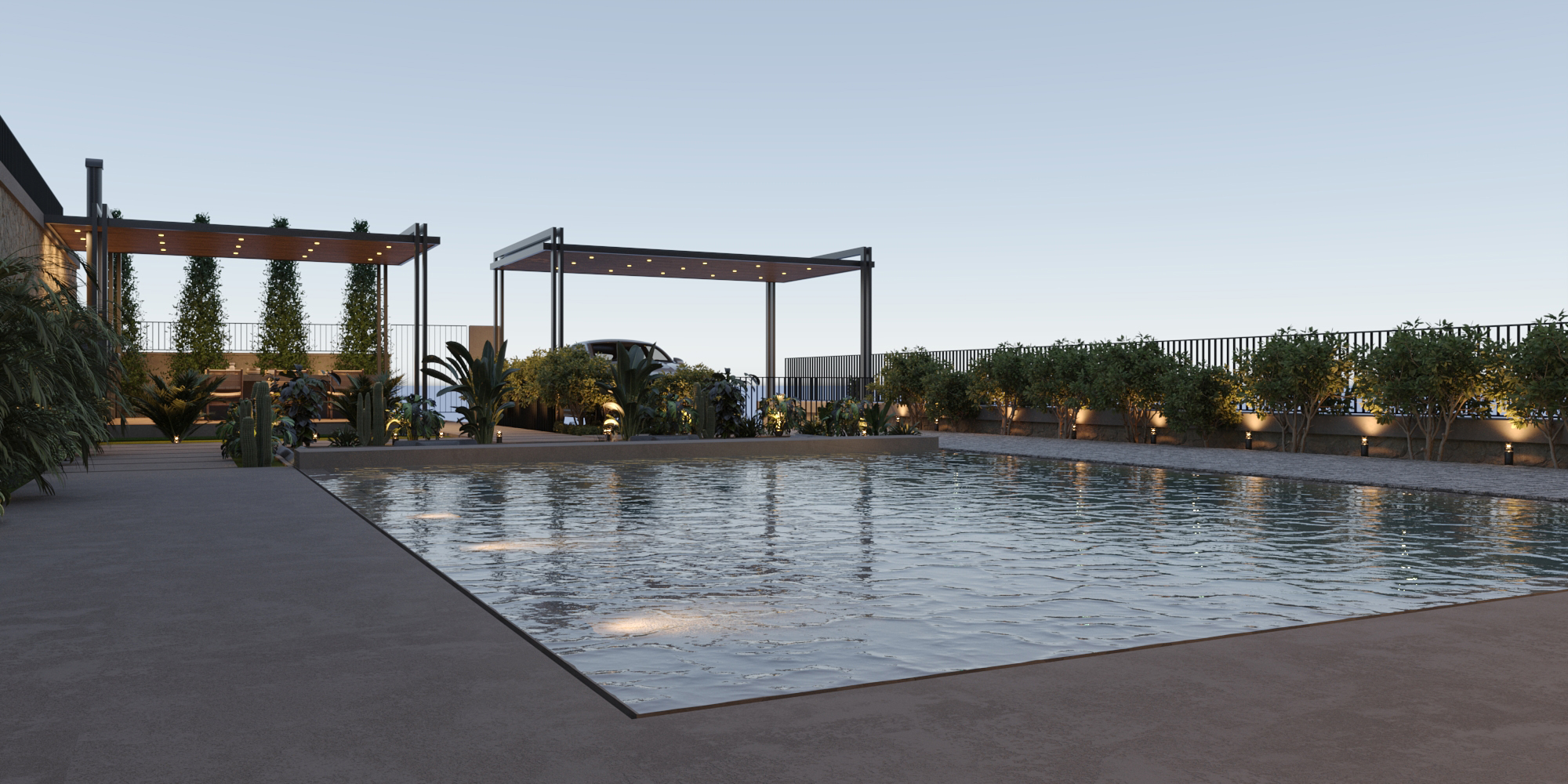 villa 30 景观设计丨byrid.al-9