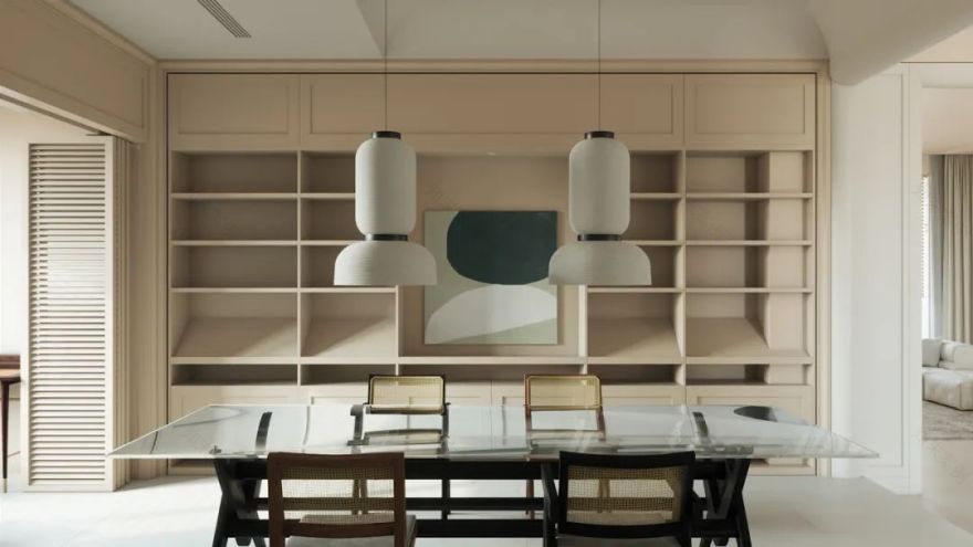 成都 261㎡极简白住宅,绿植点缀的生命力-16