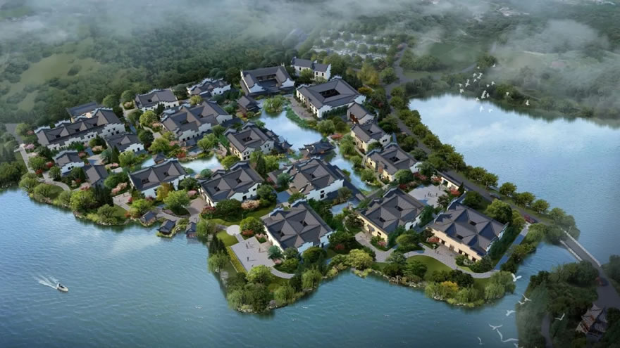 中国院子（南北院子）景观绿化工程-35