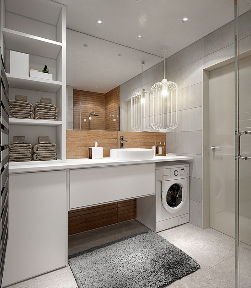 格局不方正有解！乌克兰99㎡北欧风公寓  LeoDuk-12