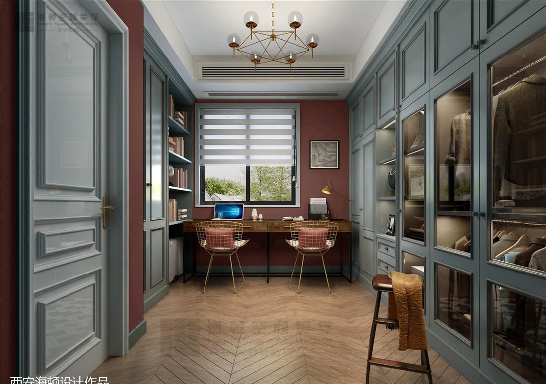 西安群贤道九号 150㎡复古轻奢风 海顿设计展现定制魅力-56