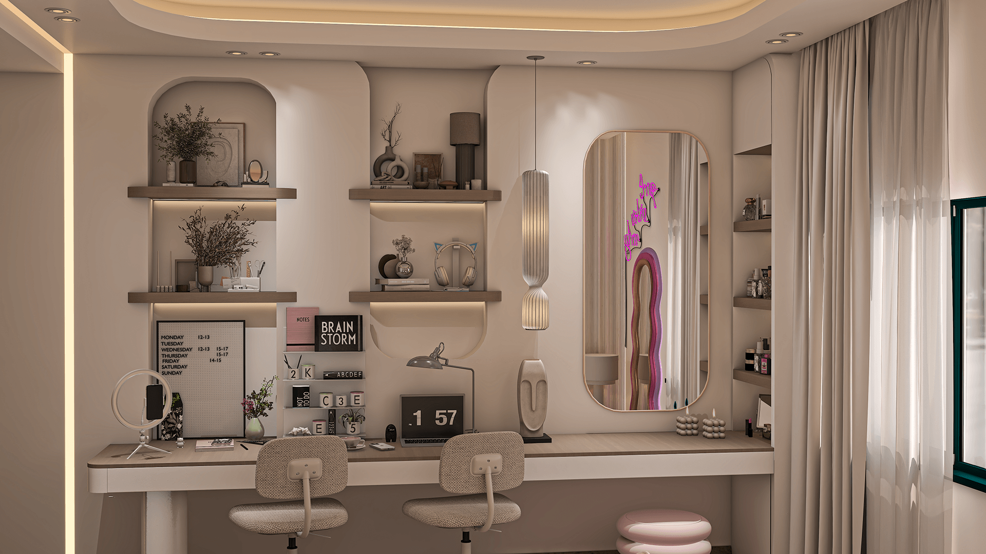 Tennage Girls Bedroom-4