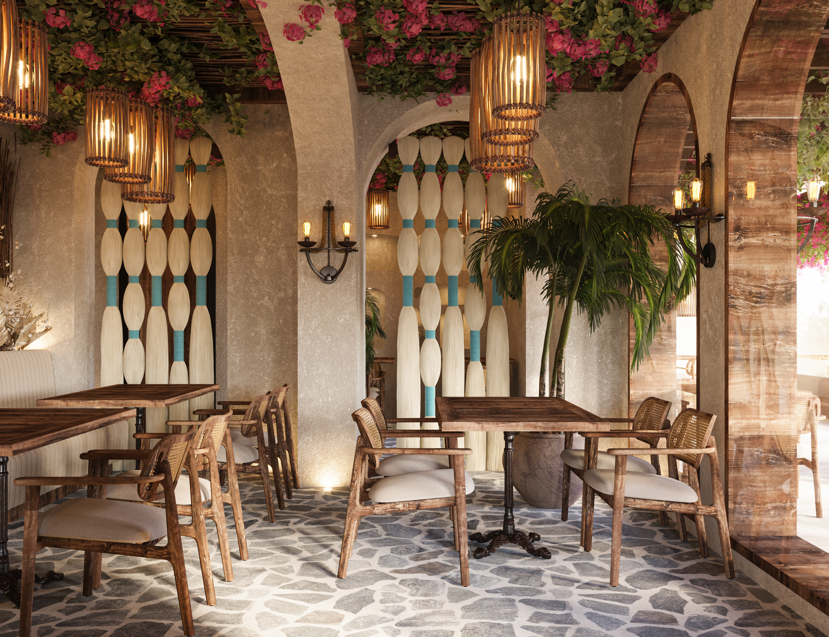 ATHENA GREEK TAVERNA 餐厅设计丨埃及丨GRAFFITI INTERIOR DESIGN-22