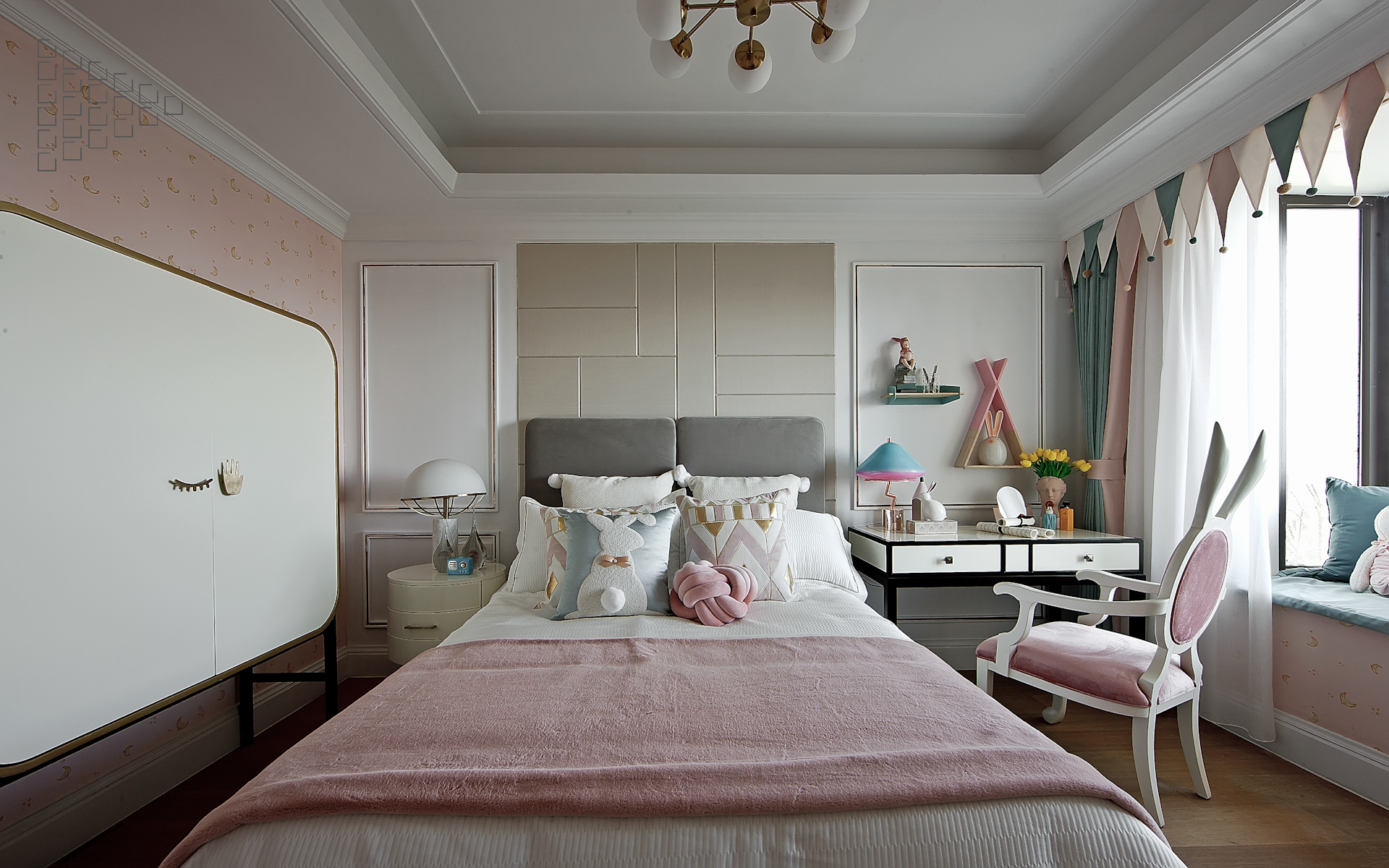 大理轻奢混搭风样板房-22